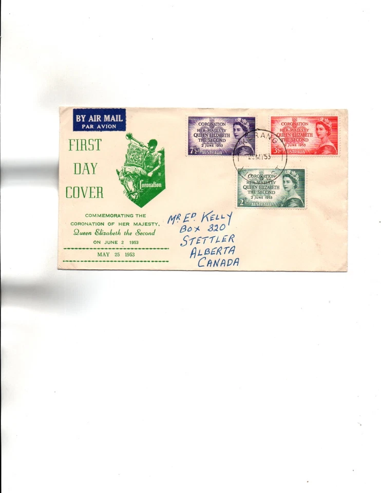 Australia FDC cacheted 1953 Coronation - Image 1 of 1
