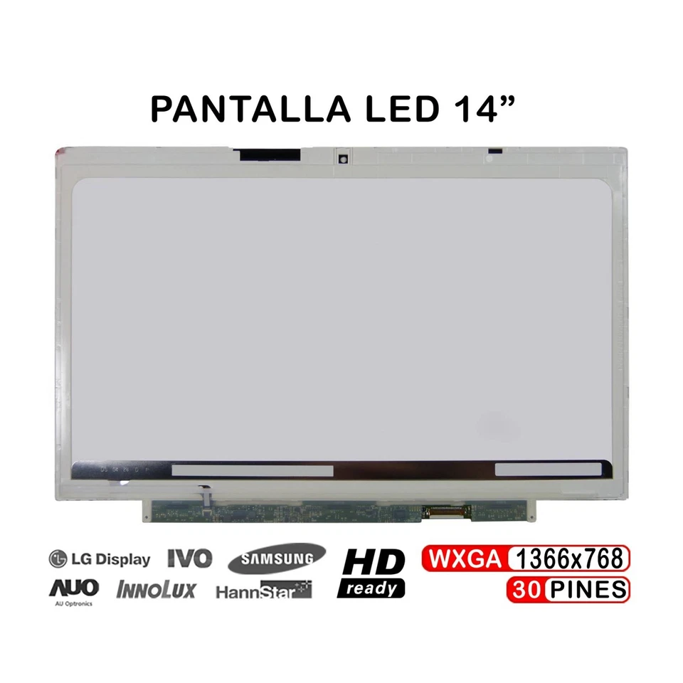 VER DESCR. PANTALLA LED DE 14" PARA PORTÁTIL FUJITSU LIFEBOOK U772 SERIES LP140WH6-TSA2 LP1