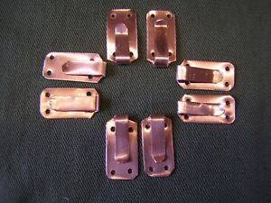 1926 French Adrian Helmet liner clips. pack of 8 clips