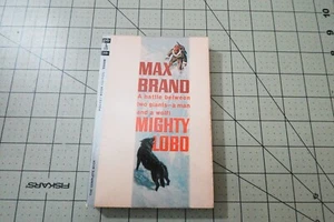 MIGHTY LOBO BY MAX BRAND 1964 VINTAGE POCKET BOOKS PULP WESTERN PB - Picture 1 of 3