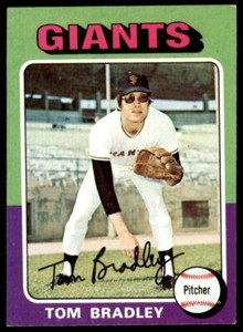 1975 Topps #179 Tom Bradley c San Francisco Giants