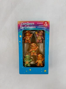 Vintage Care Bears Figures Christmas Ornaments Collector Figurine Set - Picture 1 of 6