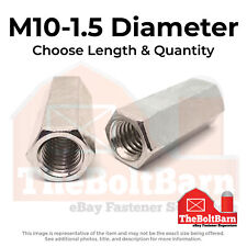 M10-1.5x30 A2 Stainless Steel Coupling Nuts (Choose Qty)