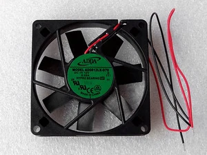 NEW ADDA 80mm x 15mm Slim Quiet Fan 12V Hypro Bearing 80x15mm AD0812LX-D70 - Picture 1 of 3
