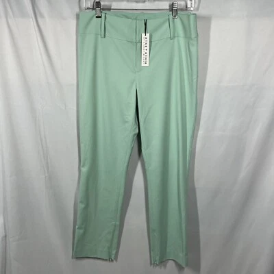 NWT Alice + Olivia by Stacey Bendet Mint Slim Ankle Pants Size 6 MSRP $275 - Image 1 of 4