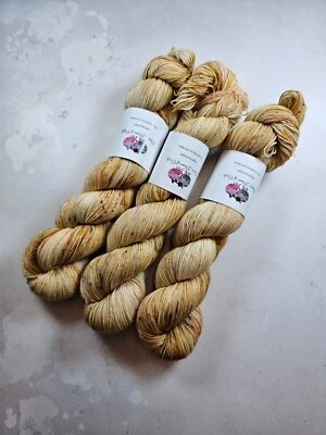 SW Merino Nylon Garn, Fingering Gewicht, 100g, CREME BRULEE - Bild 1 von 4