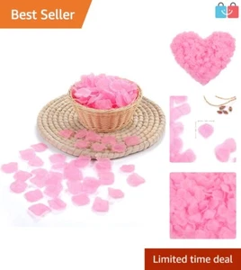Elegant 3000 PCS Silk Pink Rose Petals – Perfect for Weddings and Anniversaries - Picture 1 of 9