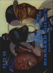 1999 Flair Showcase Legacy Collection Row 1 Baseball Card #93 Bernard Gilkey/99