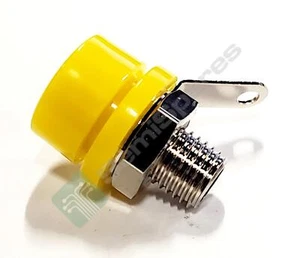 51 pcs. TENMA SPC15190 BANANA TEST CONNECTOR YELLOW - Picture 1 of 4