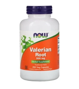 RAÍZ DE VALERIANA 500 MG 250 CÁPSULAS VEGETALES AHORA ALIMENTOS - Imagen 1 de 6