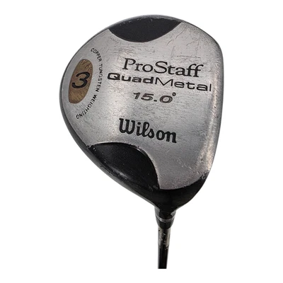 Wilson Pro Staff Quad Metal 3 Wood 15° Copper Tungsten RH Graphite Shaft 43" - Image 1 of 4