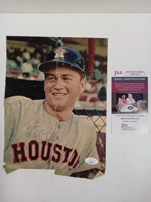 Rusty Staub Houston Astros Signed Magazine Page JSA - DK # - Image 1 of 4