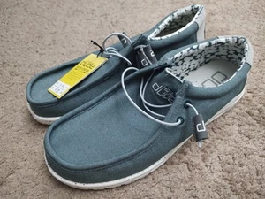 Hey Dude Wall Stretch Aqua Color Mens Size 13 NEW - Picture 1 of 5