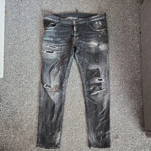 Jeans DSquared 2, nero/grigio, EU 50 - Foto 1 di 8