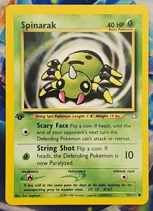 Spinarak 75/111 Neo Genesis Regular - Imagen 1 de 2