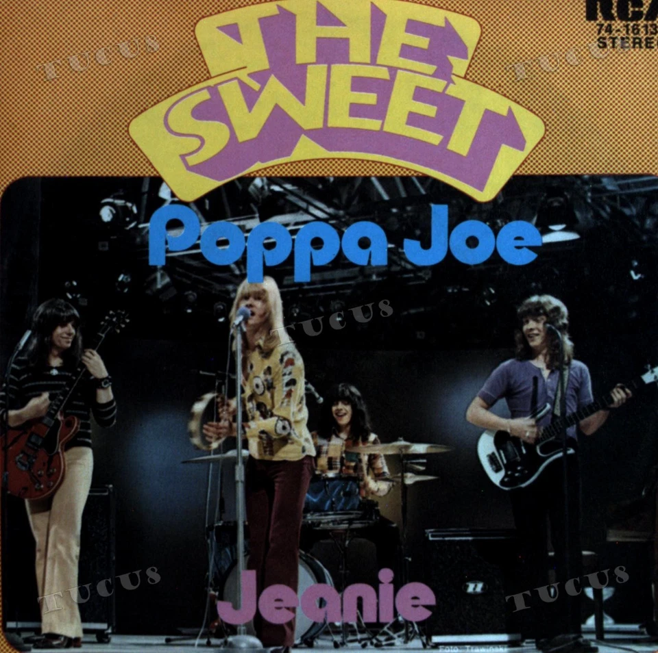 The Sweet - Poppa Joe / Jeanie 7in 1972 (VG+/VG+) '* - Image 1 of 1
