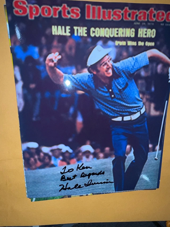 Hale Irwin PGA golf The Masters signed 8x10 photo — 第 1/1 张图片