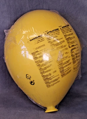 Vintage Ikea Dromminge Yellow Balloon Wall Lamp 17796 NEW SEALED Night Light - Image 1 of 4