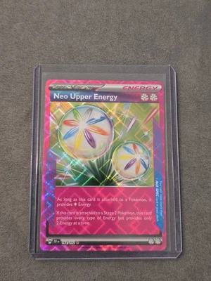 Neo Upper Energy 162/162 SV05: Temporal Forces Pokemon Card NM 162/162 - Image 1 of 3