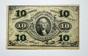 10 Cent US Fractional Currency, 3rd. Series - Picture 1 of 2