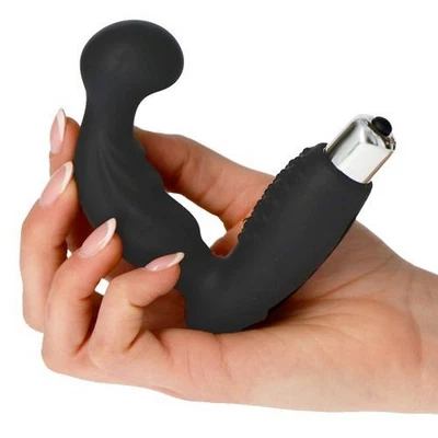 Prostata Silikon Anal Vibrator Vibro-Plug Massage Buttplug Dildo Kugelkopf - Bild 1 von 4