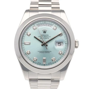 Rolex Day Date 2 Uhren 218206A Pt950 Platin M Nummer Modell 2007-2008 gebraucht - Bild 1 von 12
