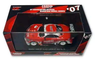 Mini coche 143 BANDAI DUNLOP SC430 SUPER GT500 2007 BANDAI #35 rojo x blanco Foto 1 de 1