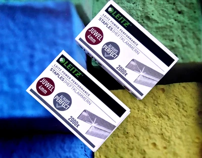 4.000 Leitz 5640 JUWEL 4mm Heftklammern für Leitz Juwel Rapid Juwel u.a.