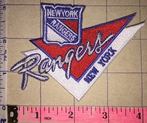 NEW YORK RANGERS V-FÖRMIGES NHL HOCKEY ABZEICHEN WAPPEN AUFNÄHER - Bild 1 von 1