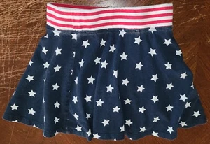 Girls Youth Small 5/6, Stars & Stripes skort, The Children's Place Skirt elastic - Picture 1 of 7