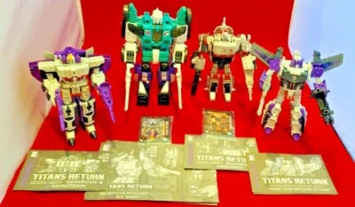 4 Transformers Titans Return Megatron/Octane/Astrotrain Triple Changer & 6 Shot! - Image 1 of 4