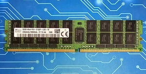 32GB PC4-17000 DDR4-2133MHz 4DRx4 Reg-ECC Hynix HMA84GL7MMR4N-TF - Photo 1/2