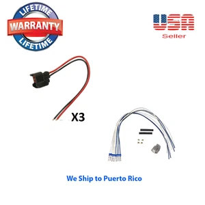 4Connector of 4ABS Wheel Speed Sensor Front Rear Fit Ram 3500 2015-2016 Crew Cab - Picture 1 of 7