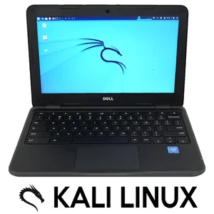 Kali Linux Dell 3180 11.6 Celeron N3060 1.6 GHz 4GB 32 GB eMMC Laptop HD - Picture 1 of 9