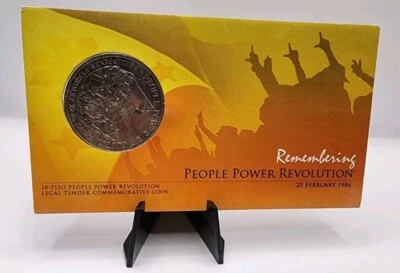Philippines Blister Pack.People Power Of Revolution Commemorative Coin.BSP ISSUE - Image 1 of 4