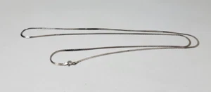 "Collar de cadena Italia de plata de ley 925 34"" ideal para un colgante" - Imagen 1 de 9