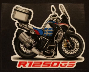 R1250GS Aufkleber für BMW R1250GS / Verkleidung / rot #UV - Bild 1 von 2
