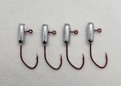 100 1/16oz Tube Head Jig Eagle Claw Little Nasty #4 IRISH JIG CO MADE IN USA