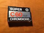 1 x SUPER Chromdioxid C 60 Cassette,IEC II/High Position,Top Zustand, rare,
