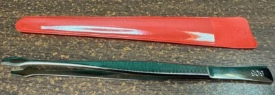 Showgard 909 Spade 6" Professional length stamp collection Tongs Tong Tweezers - Image 1 of 2