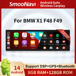 14.9" Head Unit 128GB Car GPS Stereo Wireless Carplay For BMW  X1 F48 F49 NBT - Imagen 1 de 20