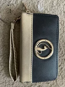 Schwarz und Gold Baby Phat Geldbörse - Bild 1 von 3