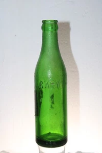 CHARLOTTE NC GARY SODA BOTTLE 7 OZ PART OF PAPER LABEL - Picture 1 of 8