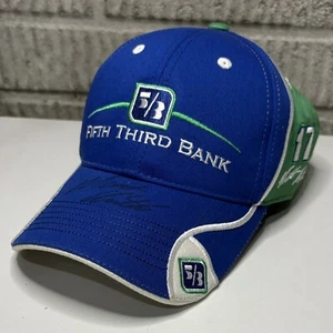 Matt Kenseth Autographed Hat Adjustable 5th 3rd bank blue green cap NASCAR Race - Picture 1 of 6
