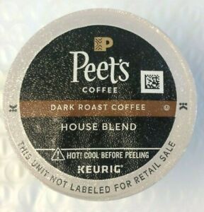 Peet's French Dark Roast Coffee Keurig k-cups 50 COUNTS