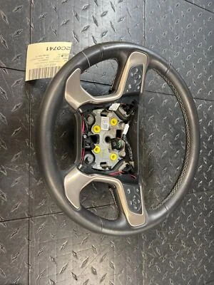 15-20 GMC Yukon Denali Black-H2X Leather Heated Steering Wheel (Cruise Audio BT) - Image 1 of 3