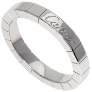 CARTIER Ring Laniere # 51 K18 White Gold - Picture 1 of 6