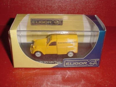 CITROEN 2CV AZU CLUB HANDBALL THANN 2018 1/43 ELIGOR EN BOITE - Photo 1/3