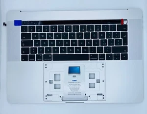 🇮🇹 Top case Tastiera Keyboard Macbook pro 15 touch bar A1707 2016 Silver - Foto 1 di 2