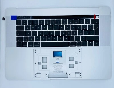 🇮🇹 Top case Tastiera Keyboard Macbook pro 15 touch bar A1707 2016 Silver - Image 1 of 2